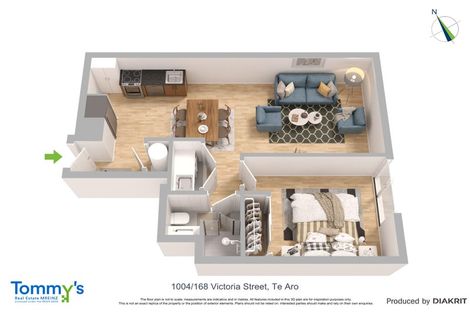 Photo of property in Vsp South, 1004/168 Victoria Street, Te Aro, Wellington, 6011