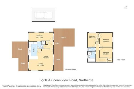 Photo of property in 2/104 Ocean View Road, Northcote, Auckland, 0627