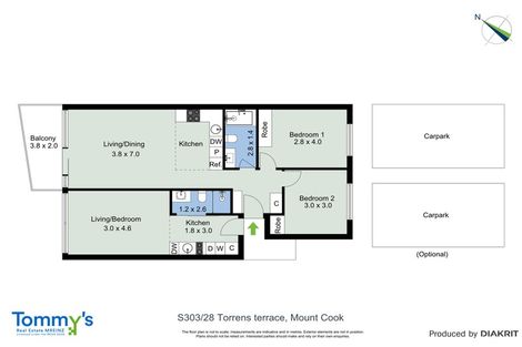 Photo of property in Revolucion Apartments, 303s/28 Torrens Terrace, Mount Cook, Wellington, 6011