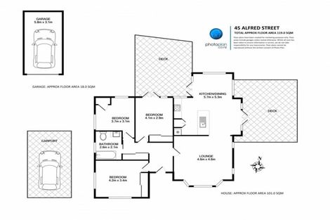 Photo of property in 45 Alfred Street, Fairfield, Hamilton, 3214