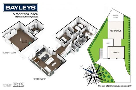 Photo of property in 5 Montana Place, Merrilands, New Plymouth, 4312