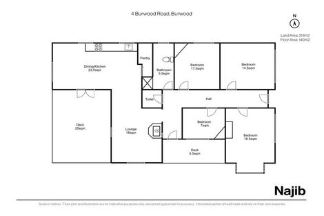 Photo of property in 4 Burwood Road, Burwood, Christchurch, 8083