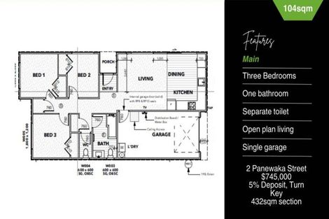 Photo of property in 2 Panewaka Street, Te Kauwhata, 3710