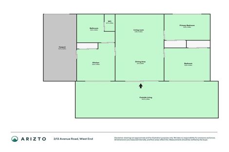 Photo of property in 2/13 Avenue Road, West End, Timaru, 7910