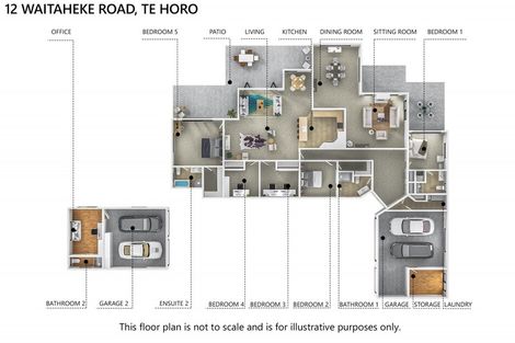 Photo of property in 12 Waitaheke Road, Te Horo, Otaki, 5581