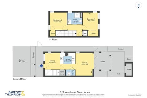 Photo of property in 2 Manea Lane, Glen Innes, Auckland, 1072