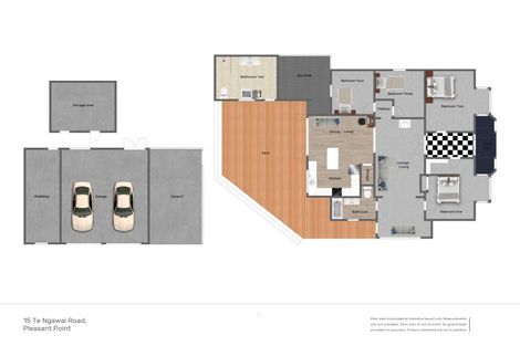 Photo of property in 15 Te Ngawai Road, Pleasant Point, 7903