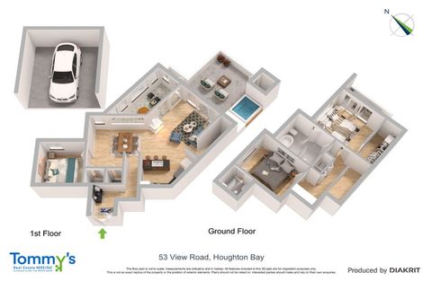 Photo of property in 53 View Road, Houghton Bay, Wellington, 6023