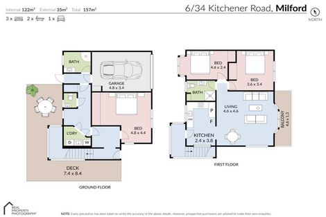 Photo of property in 6/34 Kitchener Road, Milford, Auckland, 0620