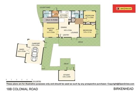 Photo of property in 2/18 Colonial Road, Birkenhead, Auckland, 0626