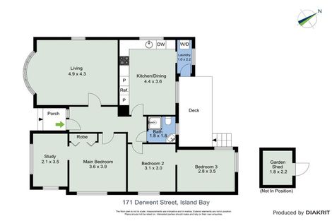 Photo of property in 171 Derwent Street, Island Bay, Wellington, 6023