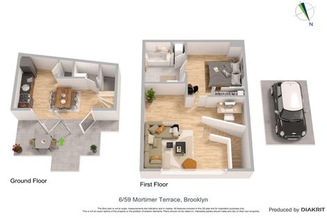 Photo of property in 6/59 Mortimer Terrace, Brooklyn, Wellington, 6021