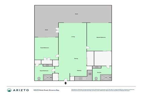 Photo of property in Norfolk Apartments, 109/19 Bute Road, Browns Bay, Auckland, 0630