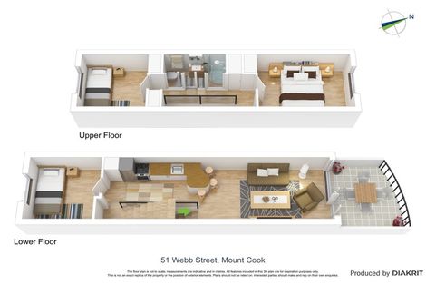 Photo of property in Qba Apartments, 4q/51 Webb Street, Mount Cook, Wellington, 6011