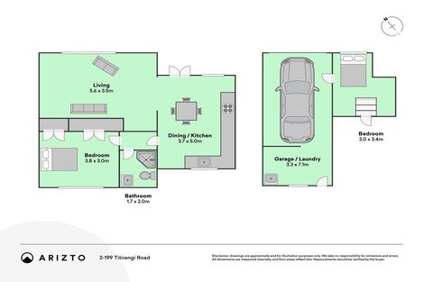 Photo of property in 2/199 Titirangi Road, Titirangi, Auckland, 0604