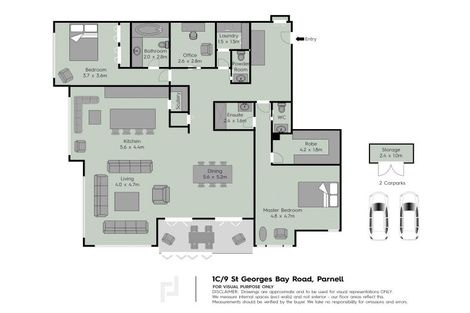 Photo of property in 1c/9 Saint Georges Bay Road, Parnell, Auckland, 1052