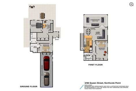 Photo of property in 2/98 Queen Street, Northcote Point, Auckland, 0627