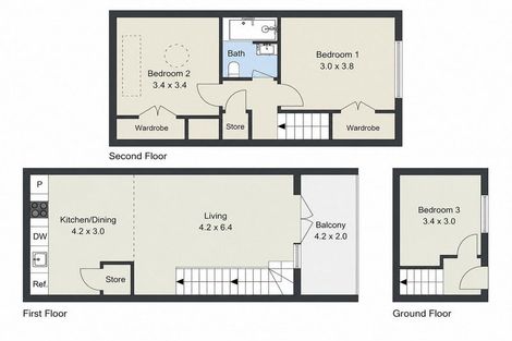 Photo of property in Mondrian Townhouses, 7/24 Hanson Street, Mount Cook, Wellington, 6021