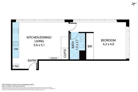 Photo of property in A C Nielsen House, 207/120 Victoria Street, Te Aro, Wellington, 6011