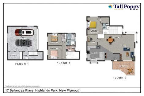 Photo of property in 17 Ballantrae Place, Highlands Park, New Plymouth, 4312