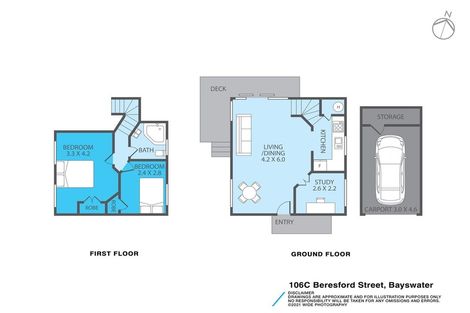 Photo of property in 3/106 Beresford Street, Bayswater, Auckland, 0622