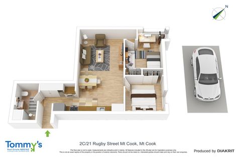 Photo of property in Nouvo Apartments, 2/21c Rugby Street, Mount Cook, Wellington, 6021