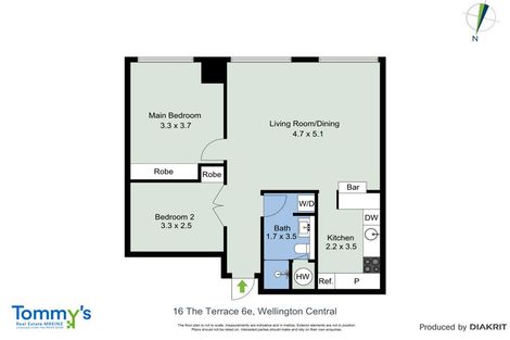 Photo of property in Kelvin House, 6e/16 The Terrace, Wellington Central, Wellington, 6011