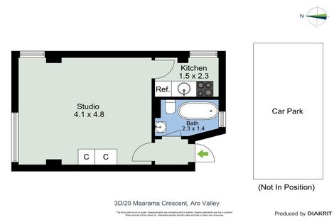 Photo of property in Fairmont Flats, 3d/20 Maarama Crescent, Aro Valley, Wellington, 6021