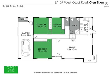 Photo of property in 3/409 West Coast Road, Glen Eden, Auckland, 0602