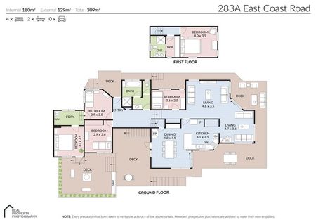 Photo of property in 1/283 East Coast Road, Mairangi Bay, Auckland, 0630