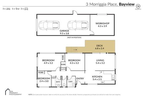 Photo of property in 3 Morriggia Place, Bayview, Auckland, 0629