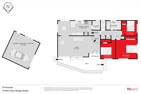 Photo of property in 18 Dalry Place, Mangere Bridge, Auckland, 2022