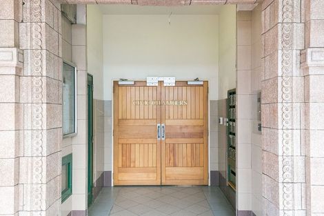 Photo of property in Civic Chambers Apartments, 25/25 Cuba Street, Te Aro, Wellington, 6011