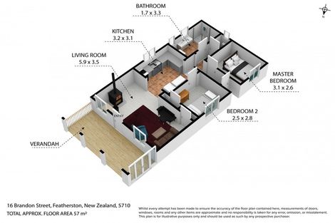 Photo of property in 16 Brandon Street, Featherston, 5710