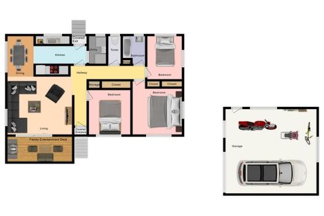 Photo of property in 9 Barnfield Place, Glendene, Auckland, 0602