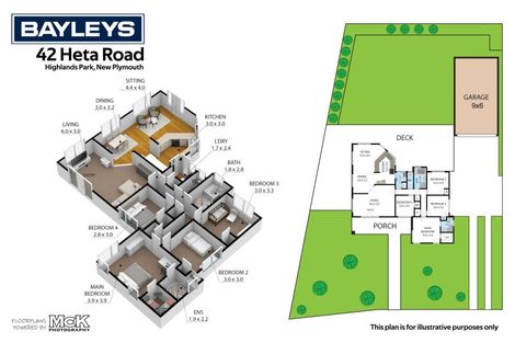 Photo of property in 42 Heta Road, Highlands Park, New Plymouth, 4312