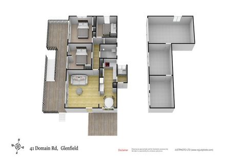 Photo of property in 1/41 Domain Road, Glenfield, Auckland, 0629