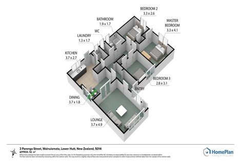 Photo of property in 3 Parenga Street, Wainuiomata, Lower Hutt, 5014