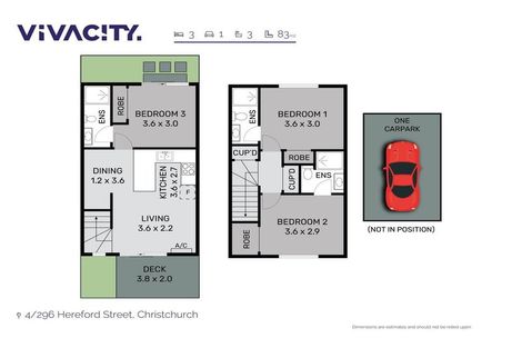 Photo of property in 4/296 Hereford Street, Christchurch Central, Christchurch, 8011