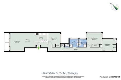 Photo of property in Portal Apartments, 6a/42 Cable Street, Te Aro, Wellington, 6011