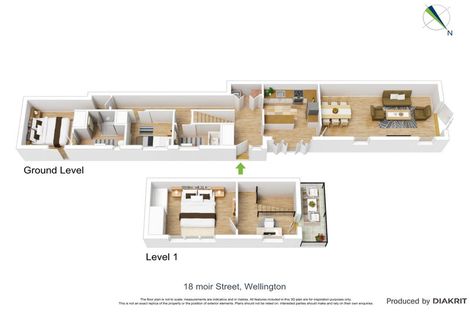 Photo of property in 18 Moir Street, Mount Victoria, Wellington, 6011