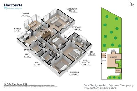 Photo of property in 38 Goffe Drive, Haruru, 0204