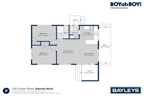 Photo of property in 21a Fraser Road, Narrow Neck, Auckland, 0624