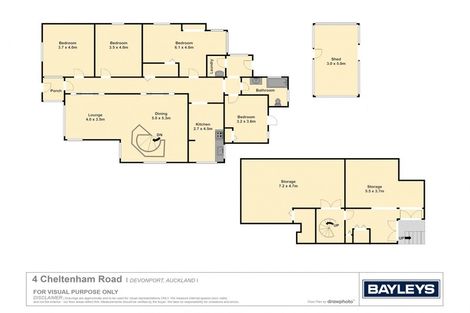 Photo of property in 4 Cheltenham Road, Devonport, Auckland, 0624