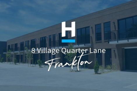 Photo of property in 8 Village Quarter Lane, Frankton, Hamilton, 3204