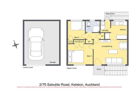 Photo of property in 2/75 Sabulite Road, Kelston, Auckland, 0602