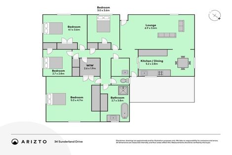 Photo of property in 34 Sunderland Drive, Flaxmere, Hastings, 4120