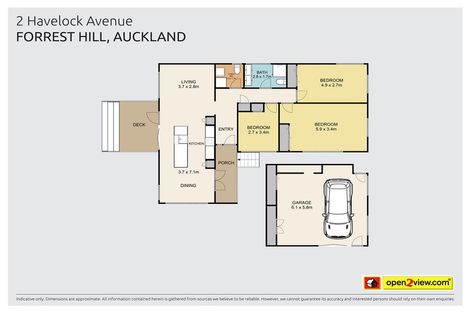 Photo of property in 2 Havelock Avenue, Forrest Hill, Auckland, 0620