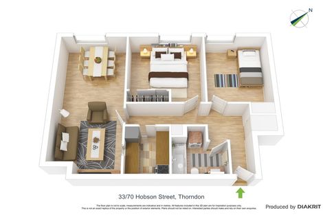 Photo of property in Hobson Court Flats, 33/70 Hobson Street, Thorndon, Wellington, 6011