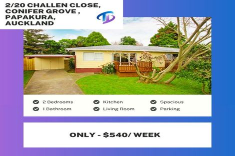 Photo of property in 2/20 Challen Close, Conifer Grove, Takanini, 2112